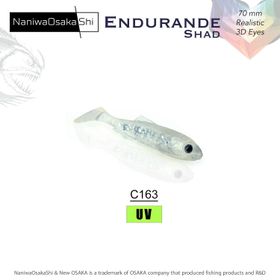 NaniwaOsakashi Endurande Shad 70 mm C163 Silikon Yem