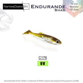 NaniwaOsakashi Endurande Shad 70 mm C176 Silikon Yem