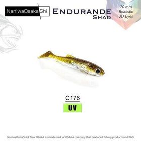 NaniwaOsakashi Endurande Shad 70 mm C176 Silikon Yem