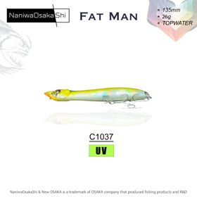 NaniwaOsakashi Fat Man 135 mm 26 gr Topwater C1037 Sahte Balık