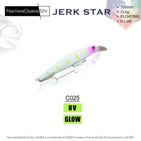 NaniwaOsakashi Jerkstar 100 mm 15.6 gr Color C025 Sahte Balık