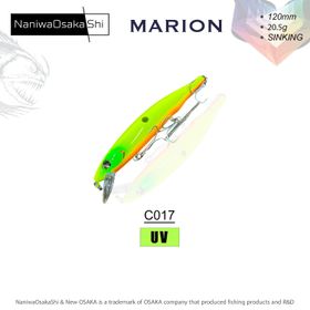 NaniwaOsakashi Marion 120 mm 20.5 gr Sinking C017 Sahte Balık