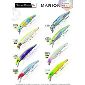 NaniwaOsakashi Marion 120 mm 20.5 gr Sinking C954 Sahte Balık