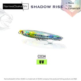 NaniwaOsakashi Shadow Rise 75 mm 7.8 gr C034 Sahte Balık