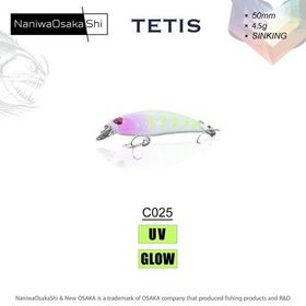 NaniwaOsakashi Tetis 50 mm 4.5 gr Sinking C025 Sahte Balık