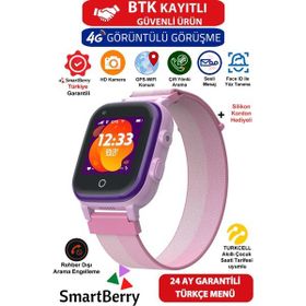 Nano Z40 Pembe Mor Çocuk Akıllı Saat