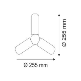 Nanopro Beyaz 3 Kollu Katlanabilir Pervane 42W Tasaruf Led Ampul