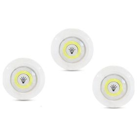 Nanopro Kablosuz Pilli Işıldaklı 3'lü Uzaktan Kumandalı Spot Led Lamba