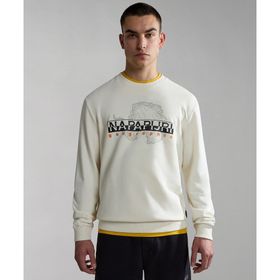 Napapijri NP0A4HE7N1A1-001 B-Iceberg Beyaz Erkek Sweatshirt