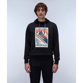 Napapijri NP0A4I530411-001 B-Portalet H Siyah Erkek Sweatshirt