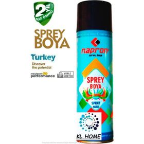 Napron Mat Siyah 200 ml Sprey Boya