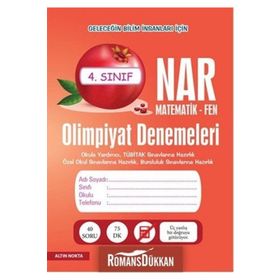 Nar Olimpiyat Denemeleri 4. Sınıf Matematik-Fen - kollektif