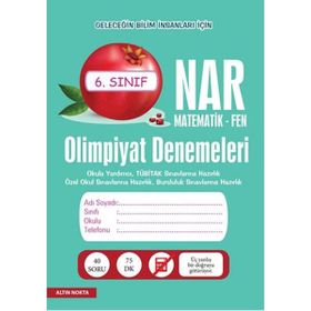 Nar Olimpiyat Denemeleri 6. Sınıf Matematik - Fen - kollektif