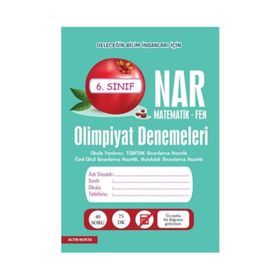 Nar Olimpiyat Denemeleri 6. Sınıf Matematik - Fen - kollektif
