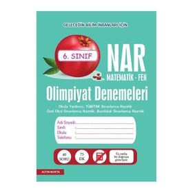 Nar Olimpiyat Denemeleri 6. Sınıf Matematik - Fen - kollektif