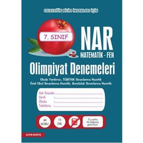 Nar Olimpiyat Denemeleri 7. Sınıf Matematik - Fen - Kollektif