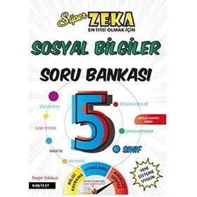 Nar Test 5. Sınıf Süper Zeka Sosyal Bilgiler Soru Bankası Fen Liselerine Hazırlık