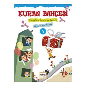 Nar Yayınları Kur'an Bahçesi 4 Çocuklara Konulu ve Resimli Bir Ayet Bir Hikaye
