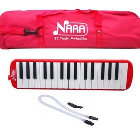 Nara NR-32-K 32 Kırmızı Bez Çantalı Melodika
