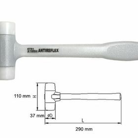 Narex 875152 Antireflex 290 mm Geri Tepmesiz Plastik Çekiç