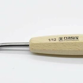 Narex 893112 12X90 mm Wood Line Bükülmüş Sola Eğri Ağız Oyma İskarpelası
