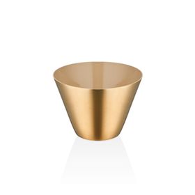 Narin Gold and Beige Mat 5 cm Konik Çerezlik