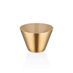 Narin Gold and Beige Mat 7 cm Konik Çerezlik