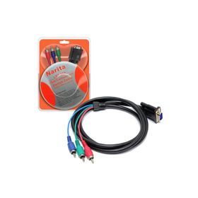 Narita LST-205 1.5 mt Component VGA To 3 RCA Kablo