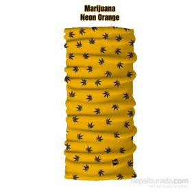 Narr Marijuana Neon Orange Bandana