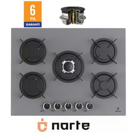 Narte NT-CG20070S Gri Ankastre Ocak