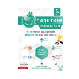 Nartest 5 Sınıf Defter Tadında Tane Tane Sosyal Bilgiler Kitabı