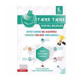 Nartest 5 Sınıf Defter Tadında Tane Tane Sosyal Bilgiler Kitabı