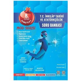 Nartest 8. Sınıf Mod T.C. İnkılap Tarihi ve Atatürkçülük Soru Bankası