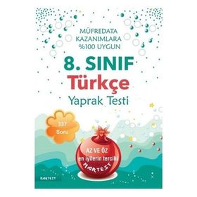 Nartest 8.Sınıf Türkçe Yaprak Testi