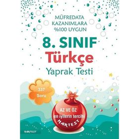 Nartest 8.Sınıf Türkçe Yaprak Testi