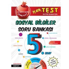 Nartest Yayınevi 5. Sınıf Süper Zeka Sosyal Bilgiler Soru Bankası