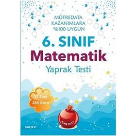 Nartest Yayınevi 6. Sınıf Matematik Yaprak Testi