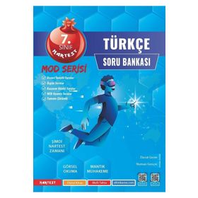 Nartest Yayınevi 7.Sınıf Türkçe Mavi Seri Soru Bankası