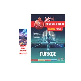 Nartest Yayınevi - 8. Sınıf Mod Türkçe 14 Deneme Sınavı