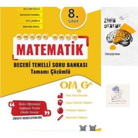 Nartest Yayınevi - 8.Sınıf OMG Matematik Beceri Temelli Soru Bankası+Zihin Deneme