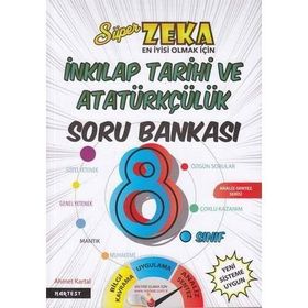 Nartest Yayınevi 8. Sınıf Süper Zeka T.C. İnkılap Tarihi Soru Bankası