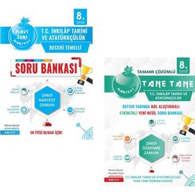 Nartest Yayınevi 8. Sınıf Süper Zeka T.C. İnkılap Tarihi Soru Bankası
