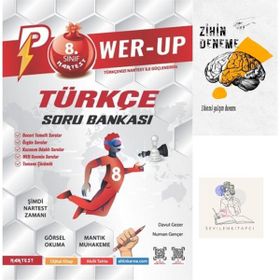 Nartest Yayınevi - 8.Sınıf Türkçe Power-Up Soru Bankası + Zihindeneme