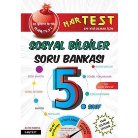 Nartest Yayınları 5. Sınıf Sosyal Bilgiler Soru Bankası Fen Liselerine Hazırlık