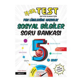 Nartest Yayınları 5. Sınıf Sosyal Bilgiler Soru Bankası Fen Liselerine Hazırlık