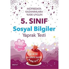 Nartest Yayınları 5.Sınıf Sosyal Bilgiler Yaprak Test
