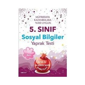 Nartest Yayınları 5.Sınıf Sosyal Bilgiler Yaprak Test