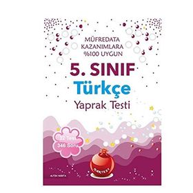 Nartest Yayınları 5.Sınıf Türkçe Yaprak Test