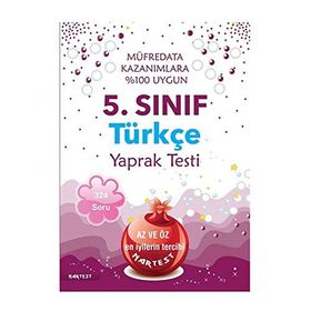 Nartest Yayınları 5.Sınıf Türkçe Yaprak Test