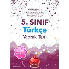 Nartest Yayınları 5.Sınıf Türkçe Yaprak Test